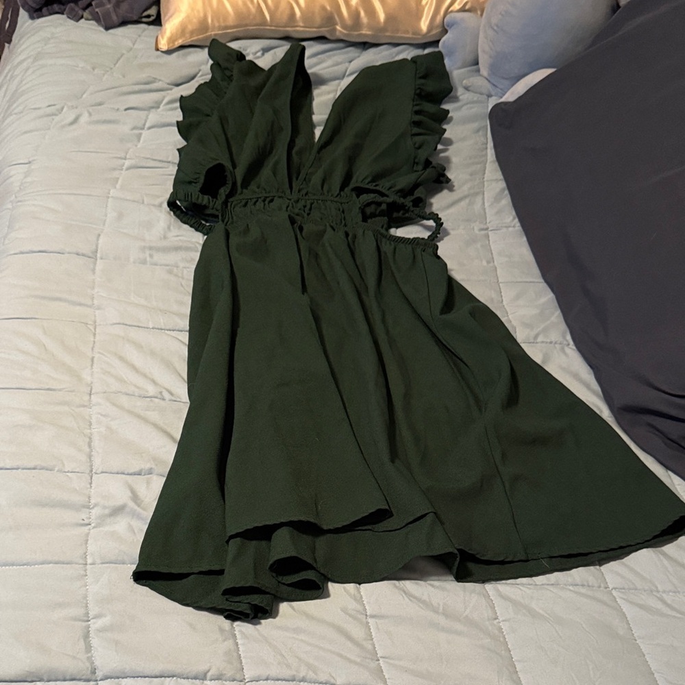 Elegant Green Women's Dress
